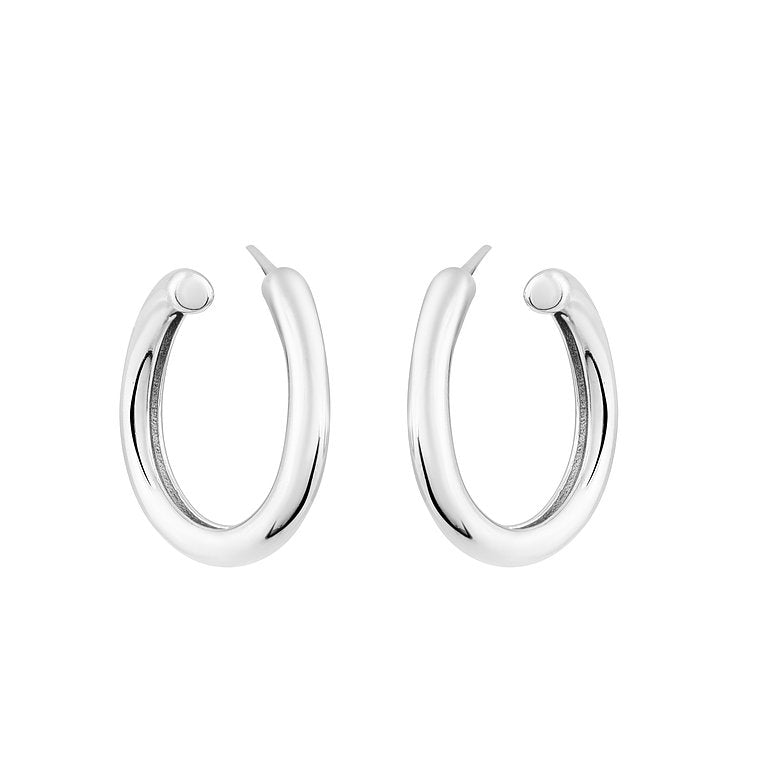 【CS191004】 Sterling Silver Hoop Earrings