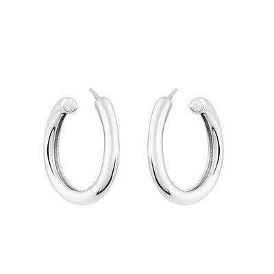 【CS191004】 Sterling Silver Hoop Earrings