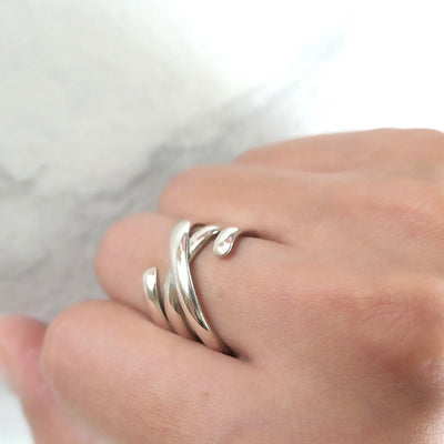 【RN200902】Sterling Silver Ring Free Size