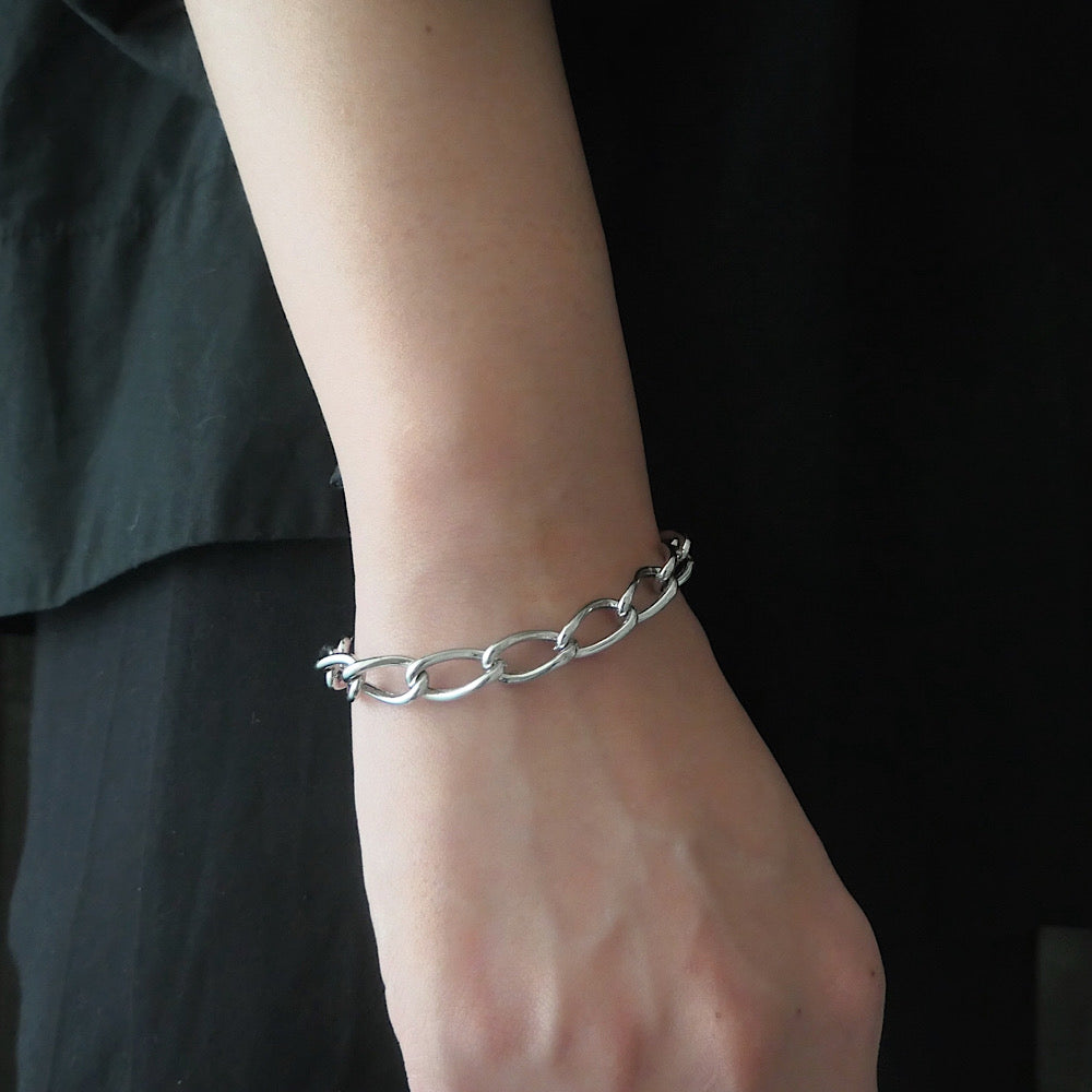 【SB210805】 Sterling Silver Chain Bracelet