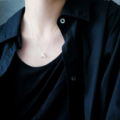 【SN200612】 Sterling Silver Pendant Necklace