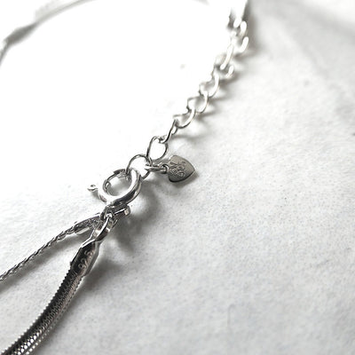 【BR210507】 Sterling Silver Chain Bracelet