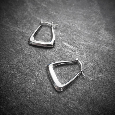 【CS200203】Sterling Silver Hoop Earrings