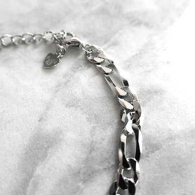 【SB210803】 Sterling Silver Chain Bracelet