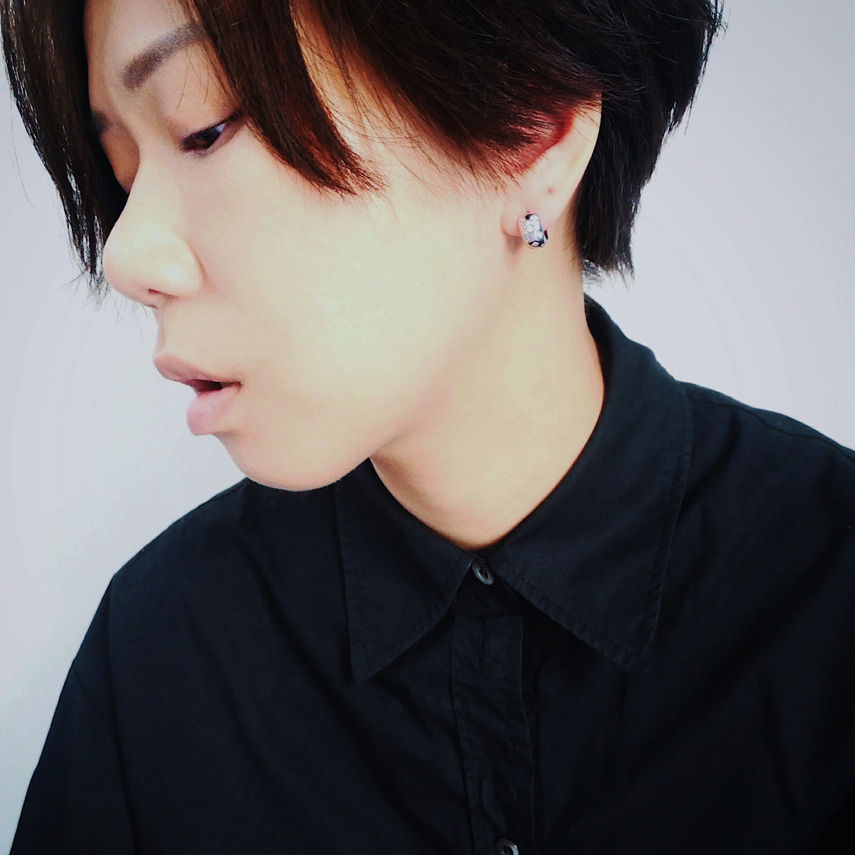 【SE230205】Sterling Silver Hoop Earrings
