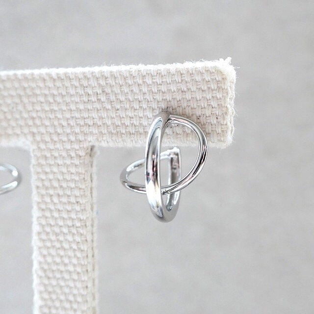 【CS200104】Sterling Silver Hoop Earrings