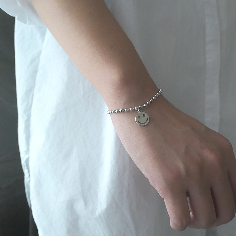 【BR210508】 Sterling Silver Charm Bracelet