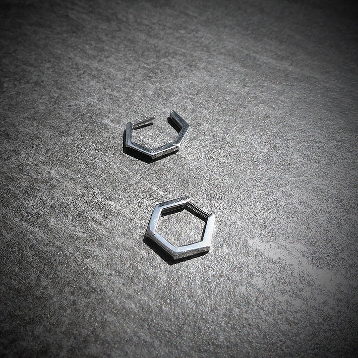 【CS201207】 Sterling Silver Hoop Earrings