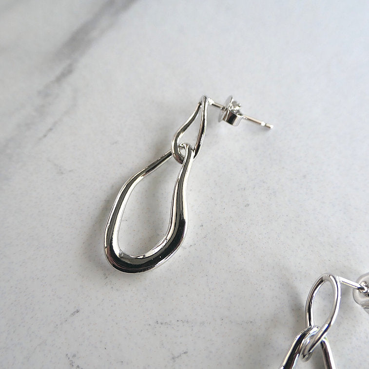 【CS191038】Sterling Silver Dangle Earrings