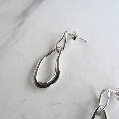 【CS191038】Sterling Silver Dangle Earrings