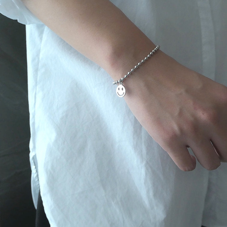 【BR210508】 Sterling Silver Charm Bracelet