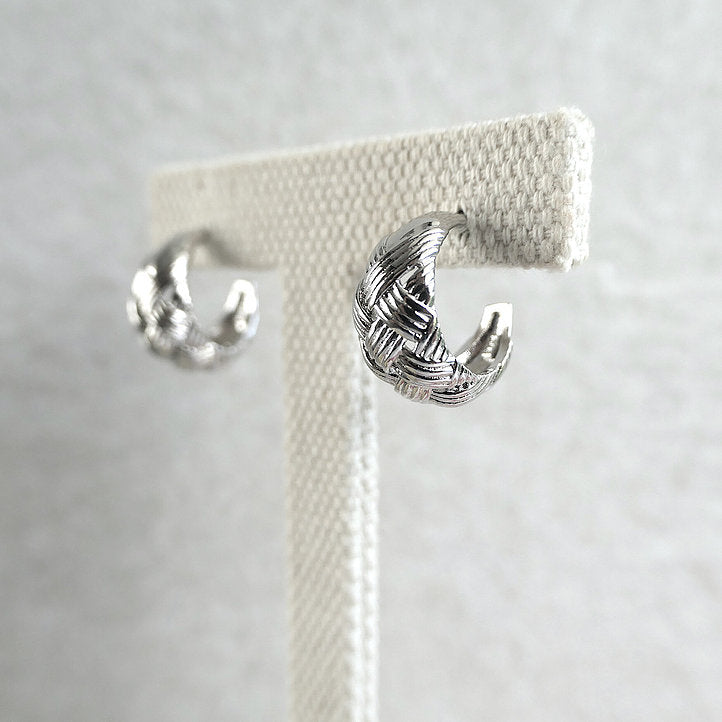 【CS200806】 Sterling Silver Hoop Earrings