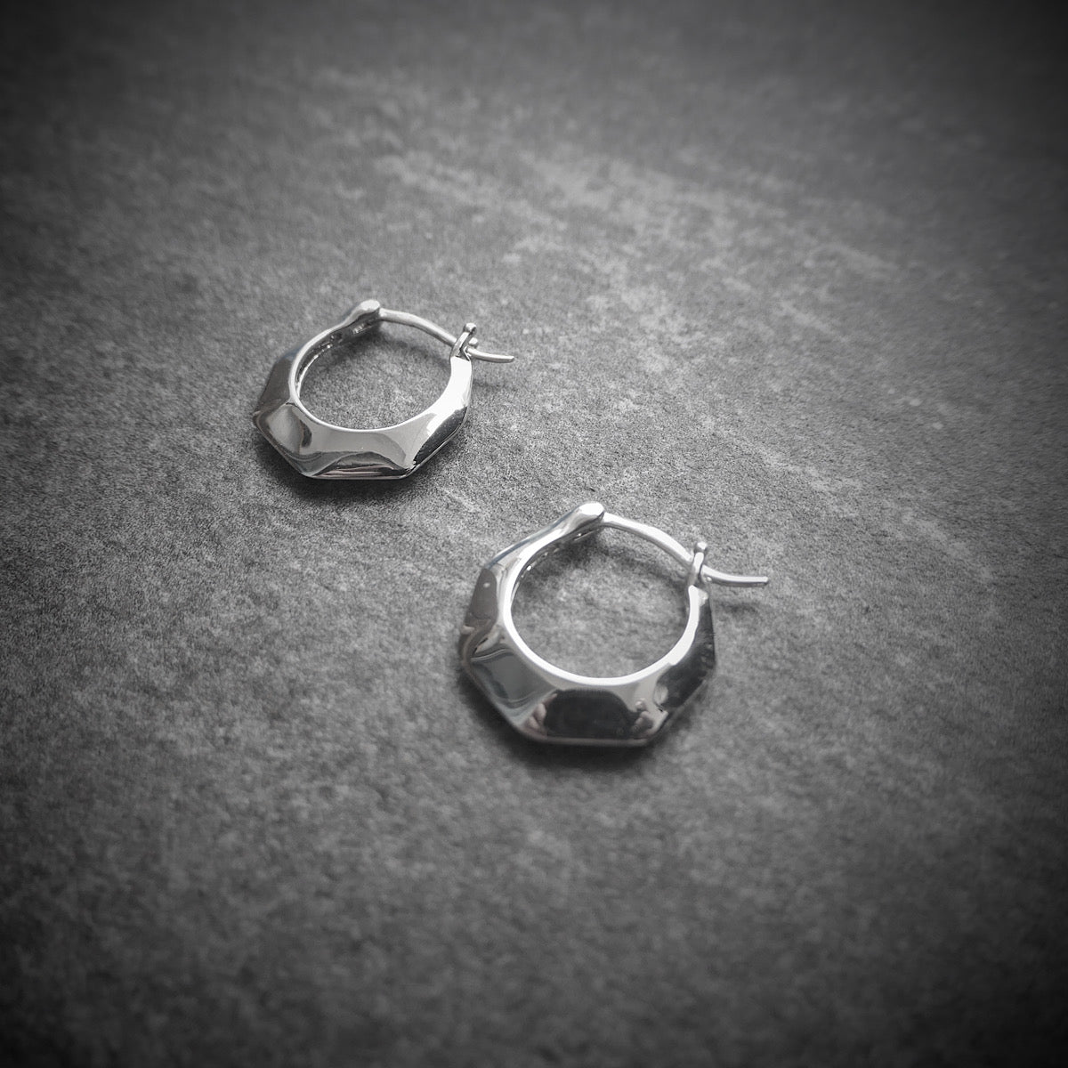 【CS200205】Sterling Silver Hoop Earrings