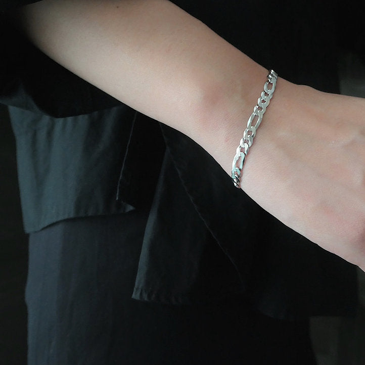 【SB210803】 Sterling Silver Chain Bracelet