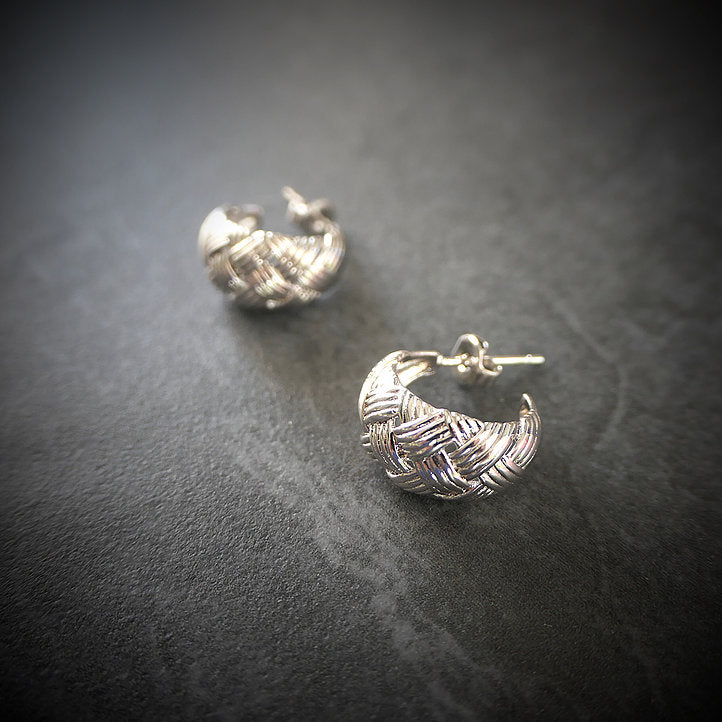 【CS200806】 Sterling Silver Hoop Earrings