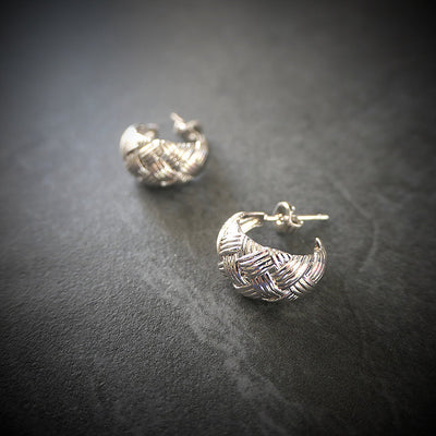 【CS200806】 Sterling Silver Hoop Earrings