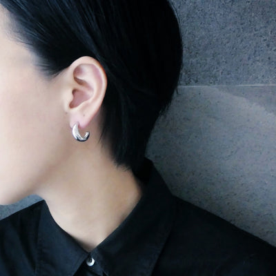 【CS200211】Sterling Silver Hoop Earrings