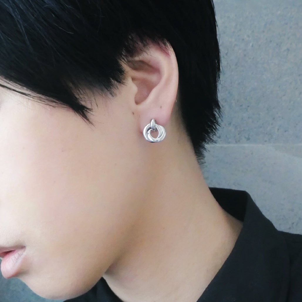 【CS191021】 Sterling Silver Stud Earrings