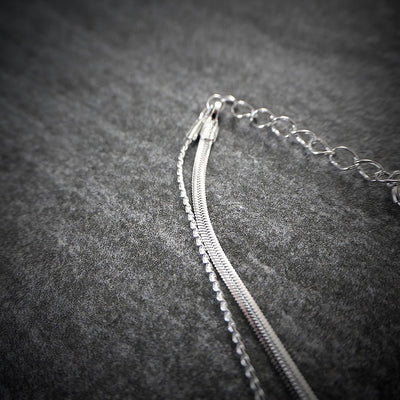 【BR210507】 Sterling Silver Chain Bracelet