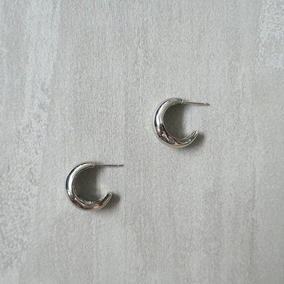 【CS200211】Sterling Silver Hoop Earrings