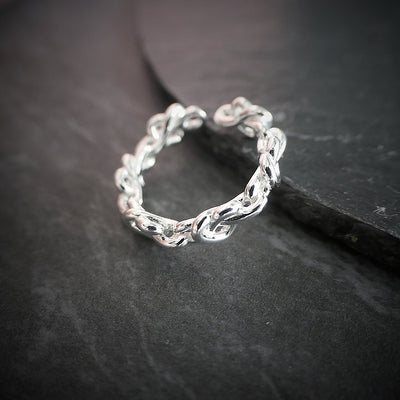 【RN200901】 Sterling Silver Ring Free Size