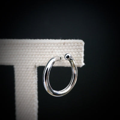 【CS191004】 Sterling Silver Hoop Earrings