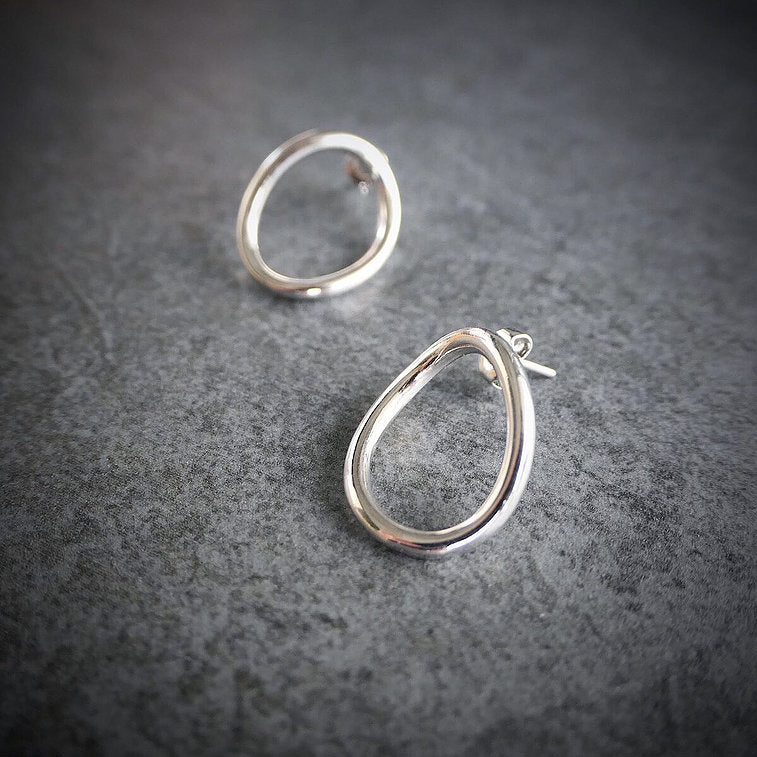 【CS191001】 Sterling Silver Stud Earrings