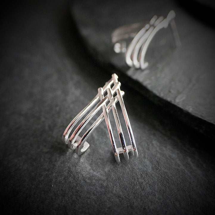 【CS200312】 Sterling Silver Hoop Earrings