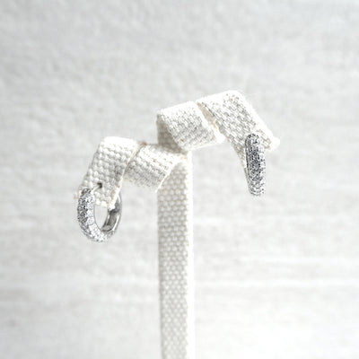 【SE221104】Sterling Silver Hoop Earrings
