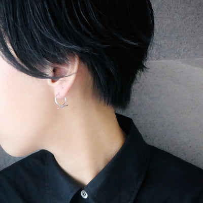 【CS191104】Sterling Silver Hoop Earrings