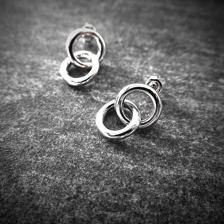 【SE210208】 Sterling Silver Dangle Earrings