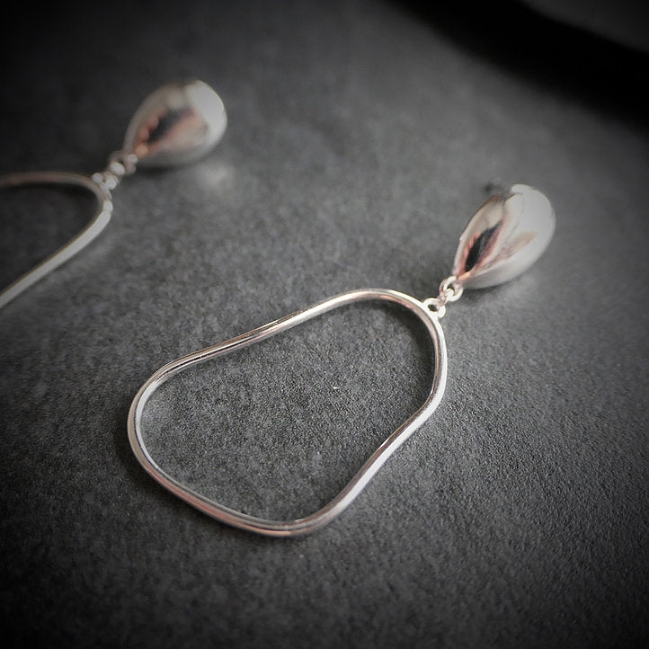 【CS200314】 Sterling Silver Dangle Earrings