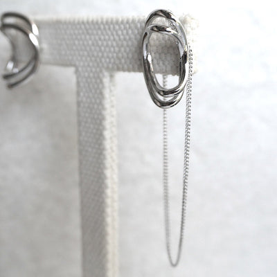 【CS201003】 Sterling Silver Dangle Earrings