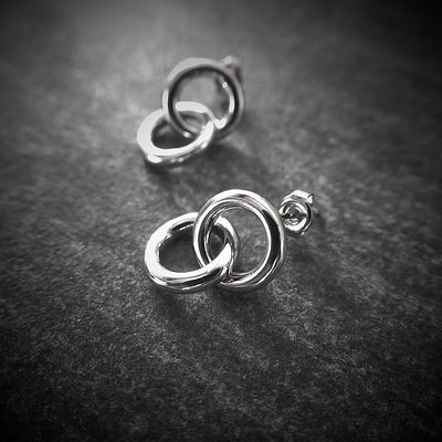 【SE210208】 Sterling Silver Dangle Earrings