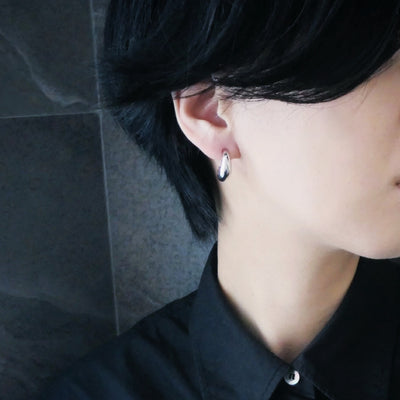 【CS200211】Sterling Silver Hoop Earrings