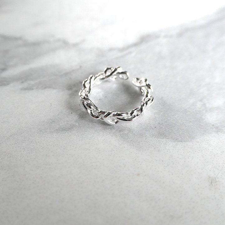 【RN200901】 Sterling Silver Ring Free Size