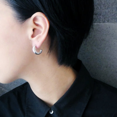 【CS200211】Sterling Silver Hoop Earrings