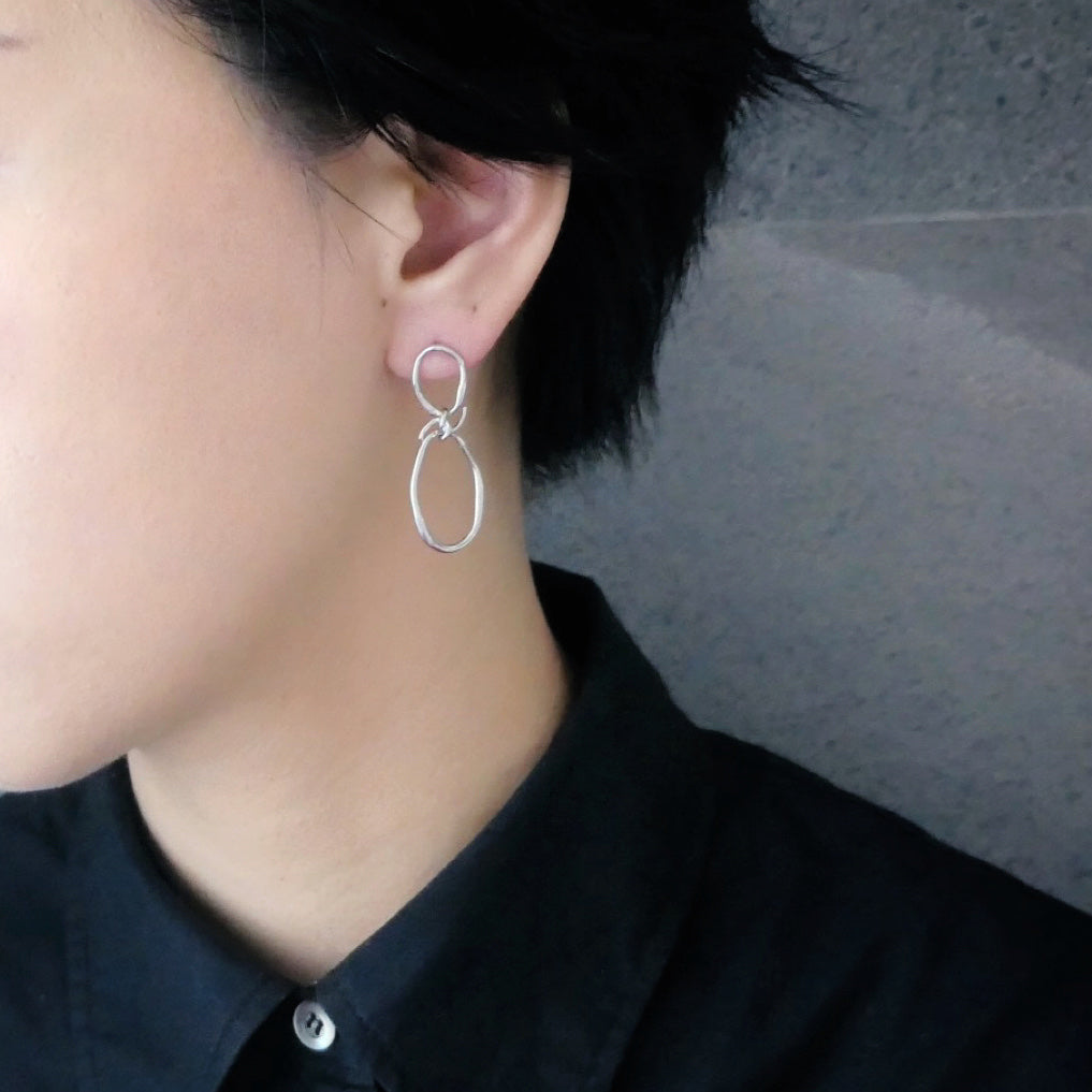 【CS191040】Sterling Silver Dangle Earrings