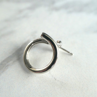 【CS191004】 Sterling Silver Hoop Earrings