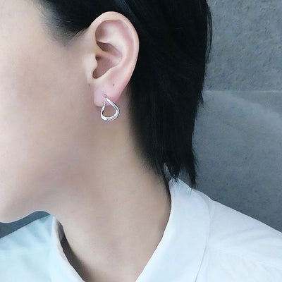 【CS210504】 Sterling Silver Stud Earrings