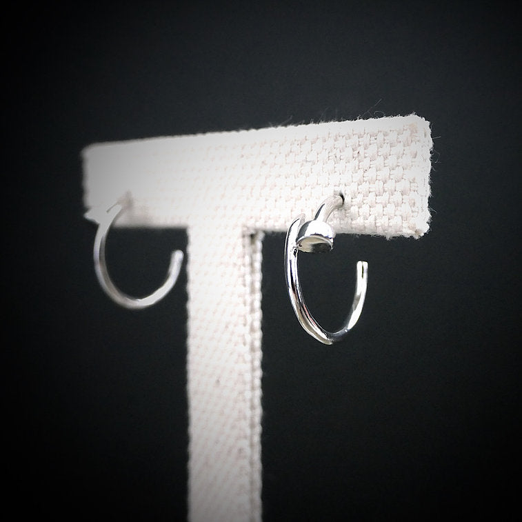 【CS191016】 Sterling Silver Hoop Earrings