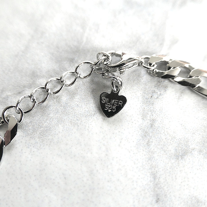 【SB210803】 Sterling Silver Chain Bracelet