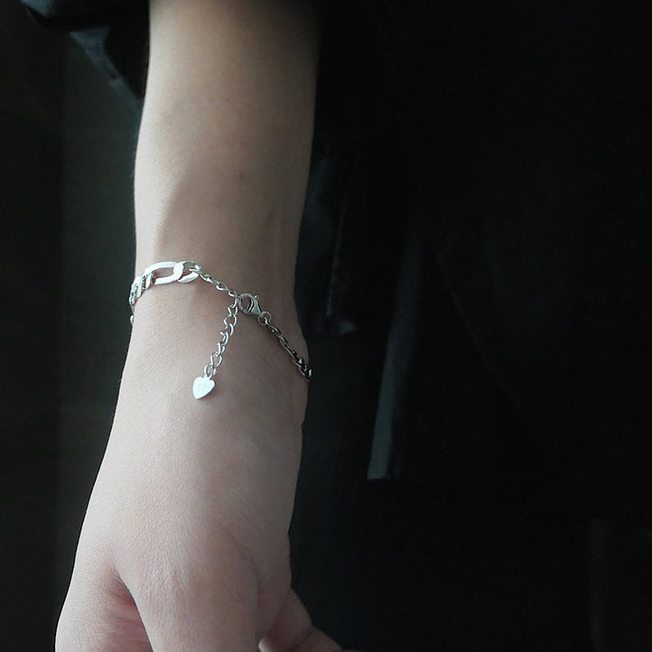 【SB210803】 Sterling Silver Chain Bracelet