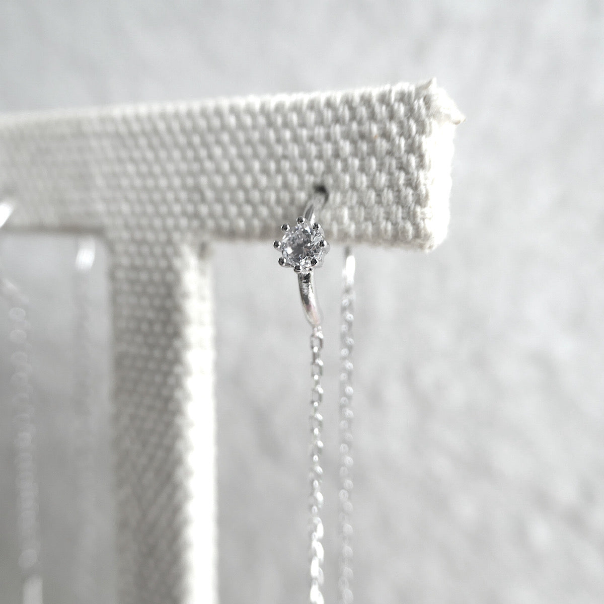 【SE220402】 Sterling Silver Threaded Earrings
