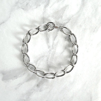 【SB210805】 Sterling Silver Chain Bracelet