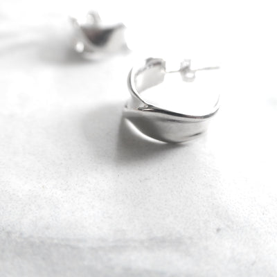 【CS191036】Sterling Silver Hoop Earrings