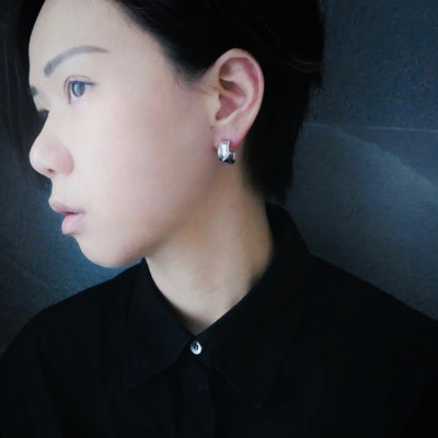 【CS191036】Sterling Silver Hoop Earrings