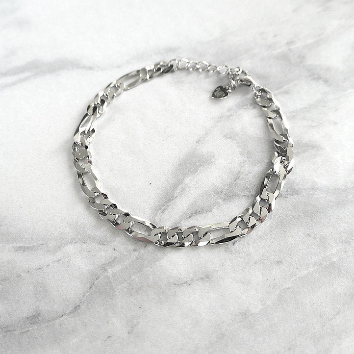 【SB210803】 Sterling Silver Chain Bracelet