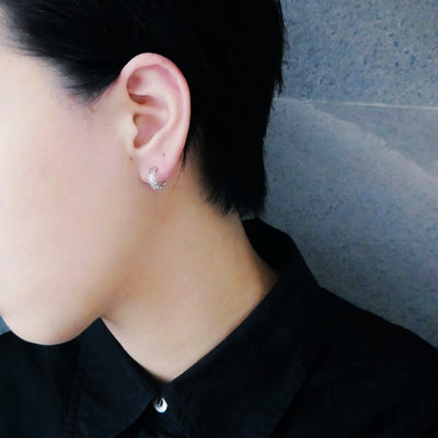 【SE220802】 Sterling Silver Stud Earrings
