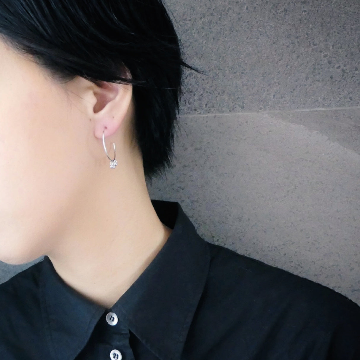 【CS200108】Sterling Silver Dangle Earrings